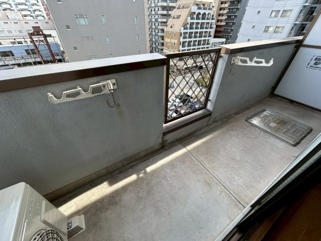 クレセール阿波座のバルコニー