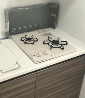 メイクスデザイン両国SOUTHのキッチン|2口ガスコンロ