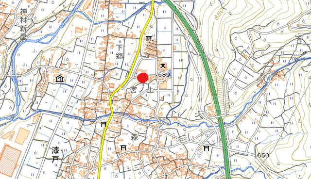 上田市　一棟アパートの地図