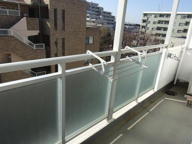 セントラルマンション武蔵野のバルコニー