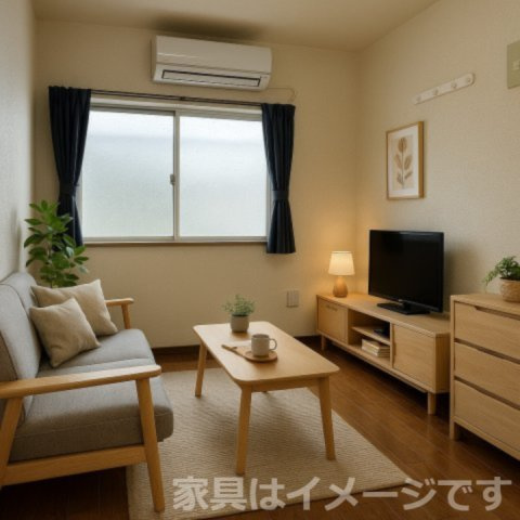 石津アパートの洋室