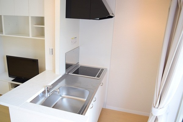 レオネクストルーナのその他|広々キッチン、収納キャビネットもたっぷり！