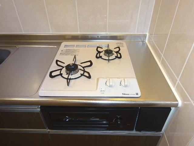 ベル・ローズのキッチン|２口ガスコンロ