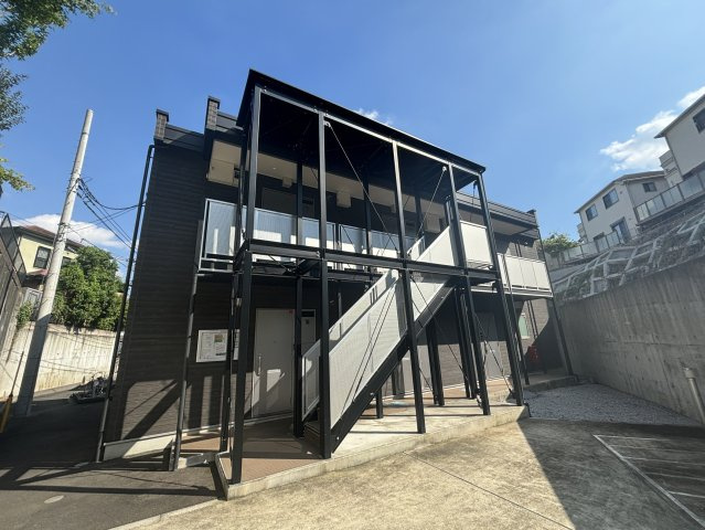 川崎市麻生区黒川のアパートの外観