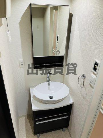 プラウランド名駅の洗面所