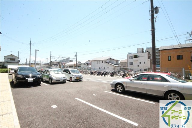 サンパレス魚住の駐車場