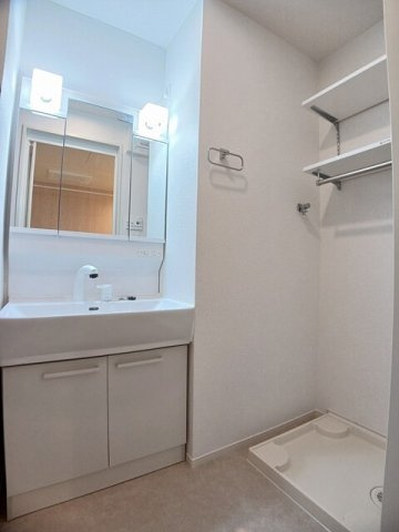 クレメント紀州の洗面所|忙しい朝には欠かせない洗面所です