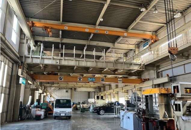 川口市坂下町１丁目の倉庫の内装|1F　※建物内機械撤去予定