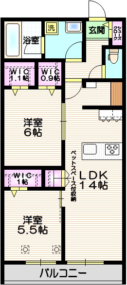 Ｍａｉｓｏｎ　Ｔａｍｐｏｐｏの間取り