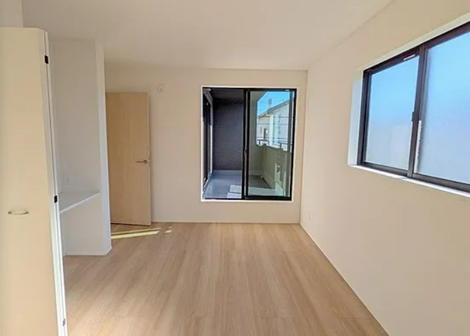 【新築】坂戸市にっさい花みず木10期 4号棟の洋室|2F 6.5帖洋室です！