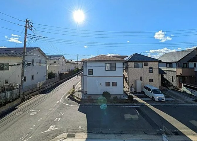 【新築】坂戸市にっさい花みず木10期 5号棟の展望|バルコニーからの眺望です