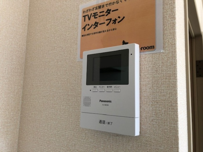 エクセル東合川のセキュリティ|TVモニター付きで安心です☆