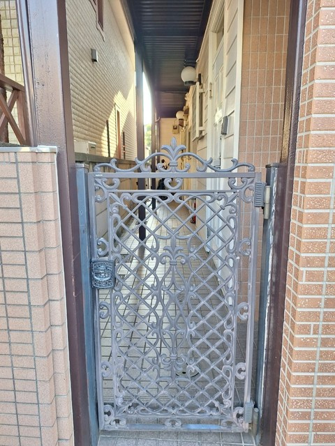 パールハイツのエントランス|★入口門扉★