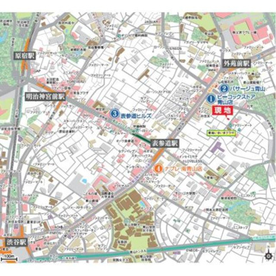 【地図】 | ＫＤＸレジデンス南青山