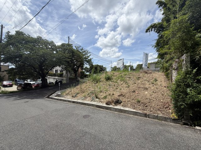 【ヴィレッタの杜】毘沙門町Ｄの前面道路含む現地写真|東面前面道路含む現地写真です