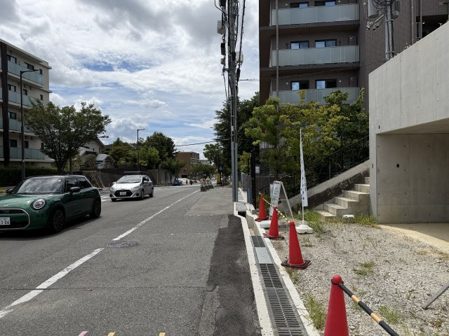 【ヴィレッタの杜】北名次町Ｅ　土地の前面道路含む現地写真|前面道路含む現地写真です