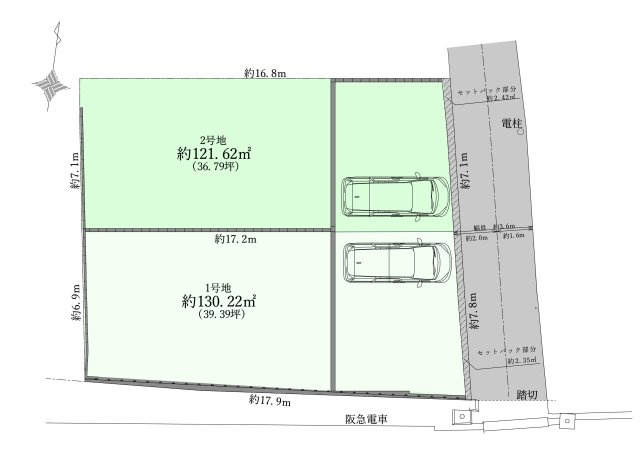 【ヴィレッタの杜】本山北町五丁目Ｄ　土地の参考プラン|参考プランです