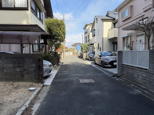 【ヴィレッタの杜】仁川百合野町Ｃの前面道路含む現地写真|前面道路含む現地写真です