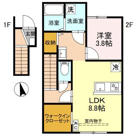 RELUXIA　Aの間取り