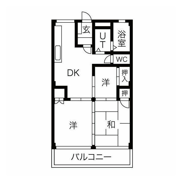 ディスティーノ高富の間取り