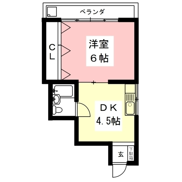 坂野ビルの間取り