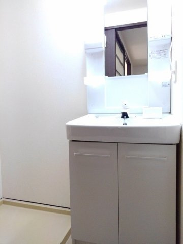 ブルーリオンの洗面所|使いやすい洗面所です