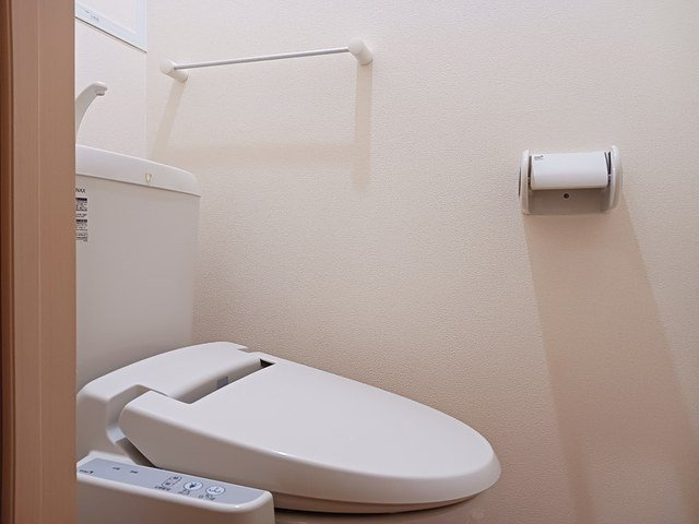 アンソレイユＡのトイレ|ゆったりとした空間のトイレです
