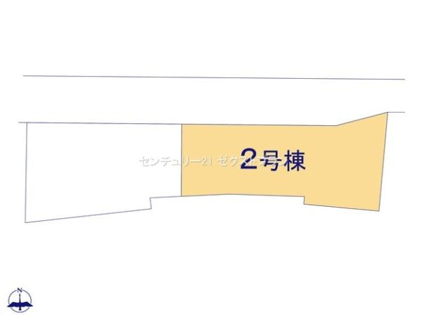 高崎上小鳥町第6 2号棟の区画図|区画図