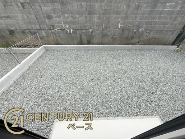 ファーストタウン学園緑ケ丘 １号棟 ／新築一戸建の庭|■現地撮影写真■陽当たり良好の南庭があります！