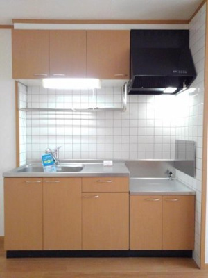 【キッチン】 | コーポラス・カマタ　Ａ