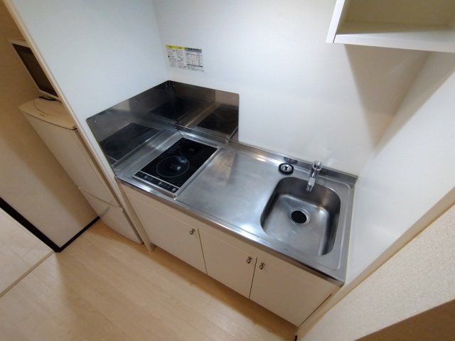 クレイノライズ日吉のキッチン|シングルレバー設置　シンク広めです♪