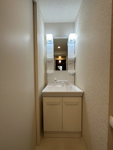 ブランシェ永田南の独立洗面台|朝の身支度には欠かせない独立洗面化粧台