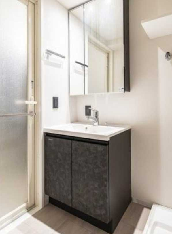 デュオフラッツ池尻大橋ノリス　新築　礼金０　ペット相談の洗面所