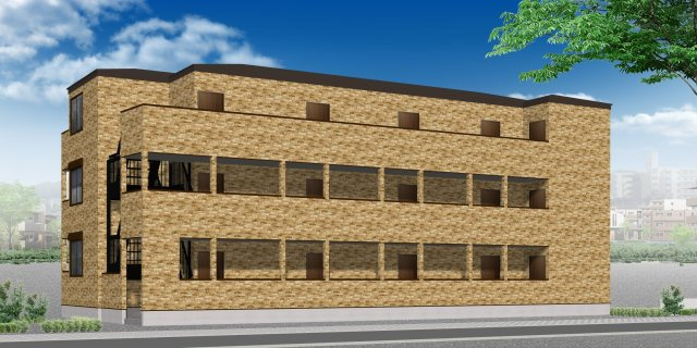 ベイルームヒルズ三ツ境の外観|※パースです