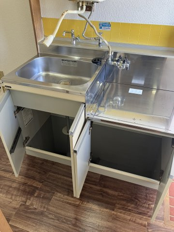 ボワリシュ戸吹のキッチン|コンパクトなキッチンで掃除もラクラク