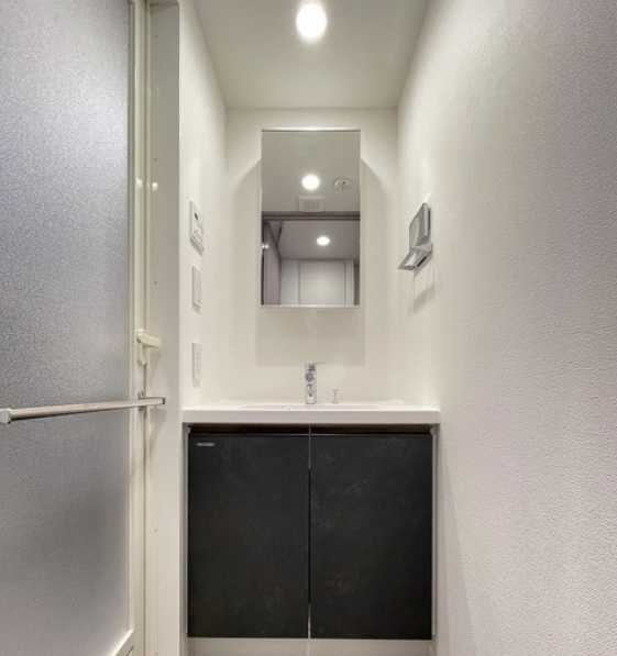 ベルファース三軒茶屋　フリーレント1か月　礼金0　築浅の洗面所