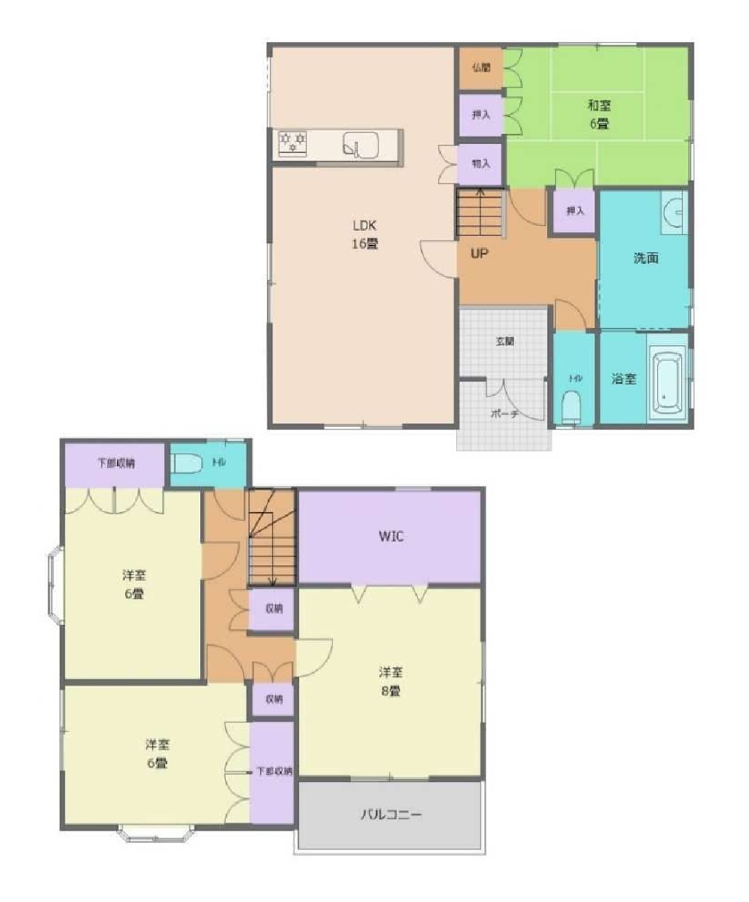 岩出市森・中古戸建・116508の間取り