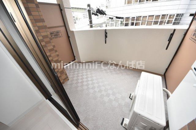 ラグゼ西長堀のバルコニー