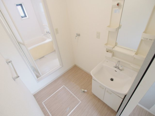 グリーンコートAの洗面所