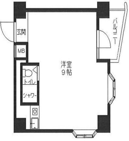 【間取り】 | パーソネージュ中板橋 | 東・南向きのお部屋なので、陽当たり・通風良好です！