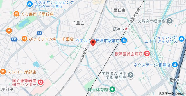 forest千里（フォレストセンリ）Estの地図