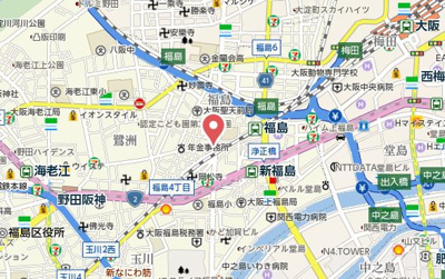 【地図】 | BPRレジデンス福島