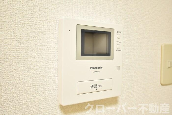 ヴェルデ原のセキュリティ|モニタ付インターホン