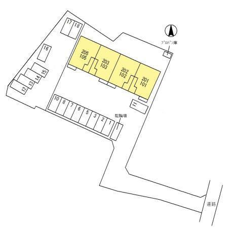 Ｍウェーブ貝沢の区画図|他社様掲載物件もまとめてご紹介、ご案内可能です(^^)/