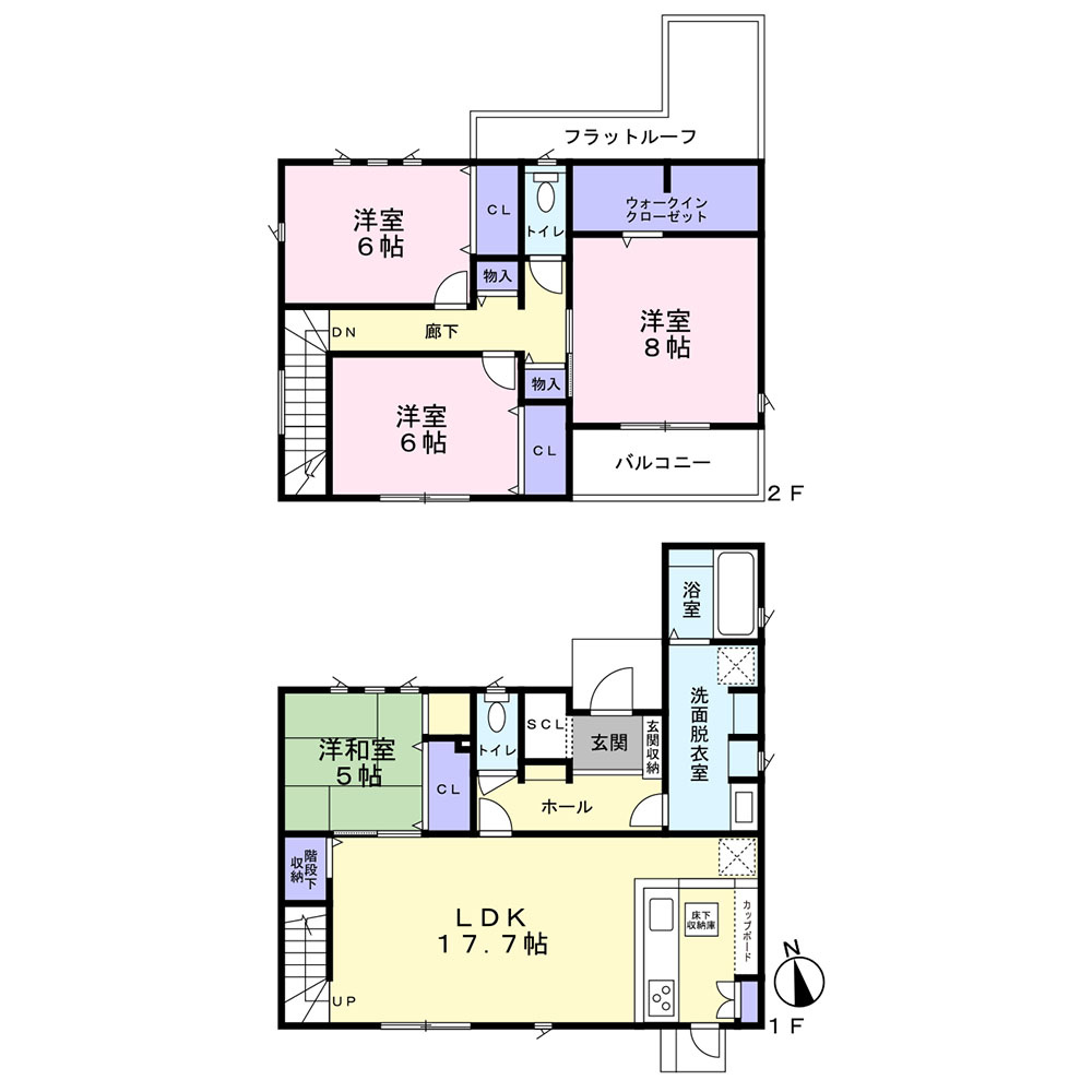 菊陽町原水／原水駅南2号地の間取り