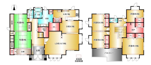 和歌山市東高松3丁目の間取り