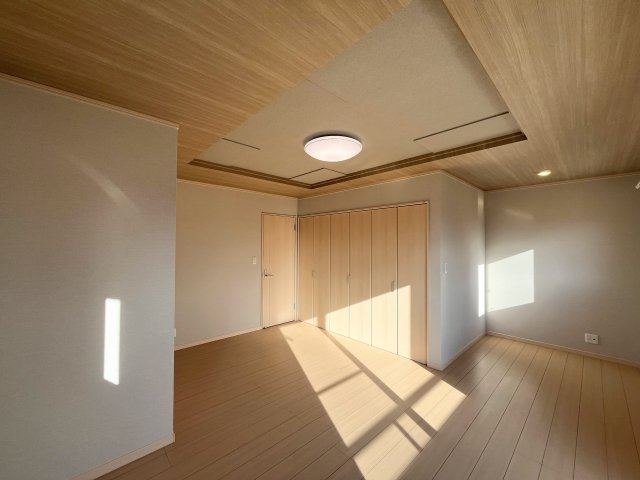 大崎市古川大奥防の寝室|ゆとりの広さです