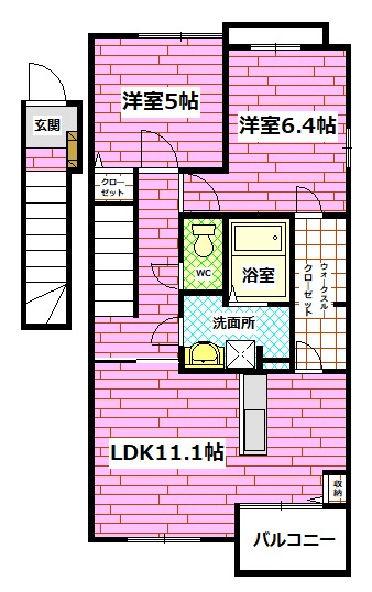 ベルメールの間取り