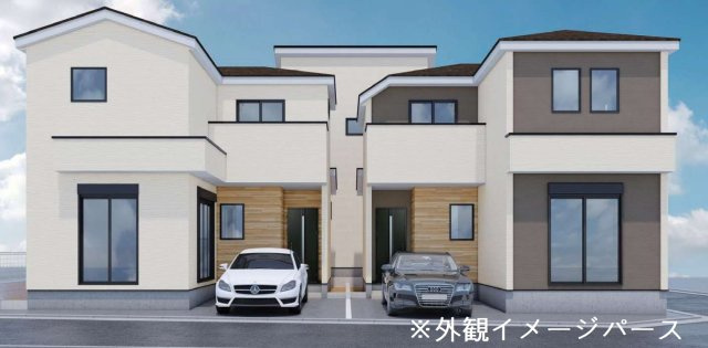 新築一戸建て　所沢市緑町　全3棟の外観|イメージパースです