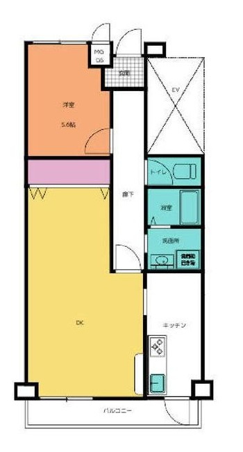 クローバーハイツ岩出の間取り